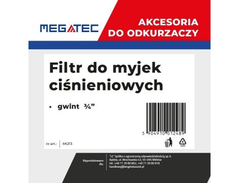 Filtr Megatec do myjek ciśnieniowych - 2
