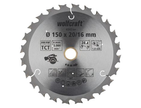 Tarcza HM do pilarek akumulatorowych Wolfcraft Fi 150