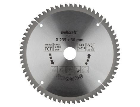 Tarcza HM do pilarek ręcznych Wolfcraft Fi 235