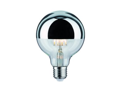 Źródło światła LED G95 zwierciadło 7W 230V 680lm E27 2700K Srebrny ściemniany