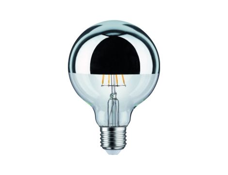 Źródło światła LED G95 zwierciadło 7W 230V 680lm E27 2700K Srebrny ściemniany - 2