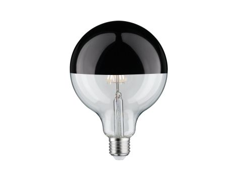 Źródło światła LED G125 zwierciadło 6W 230V 520lm E27 2700K Czarny Chrom ściemniany