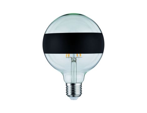 Źródło światła LED G125 zwierciadło pierścień 6W 230V 520lm E27 2700K Czarny Mat ściemniany - 2