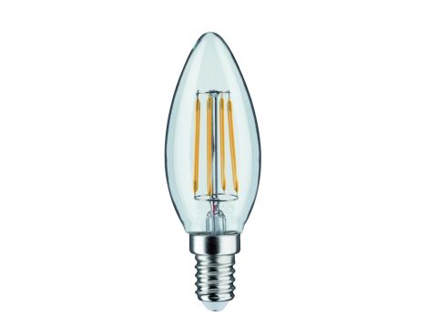 Źródło światła LED Świeca 4,8W 230V E14 470lm 2700K przeźroczysty - 2