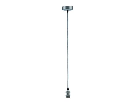 Lampa wisząca Neordic Eldar max. 1x20WE27 230V szary / nikiel-szcz / metal