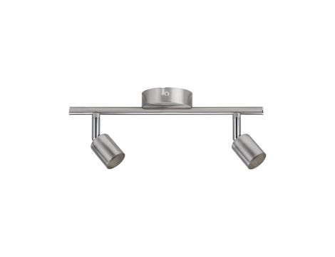 Oprawa ścienno-sufitowa CAROLINA GU10 max. 2x10W 230V nikiel mat / metal