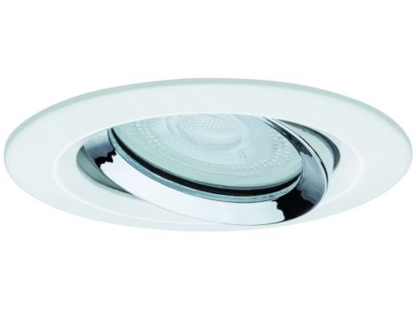 Oprawa do wbudowania NOVA PLUS LED DIM wychylna GU10 6W 470lm 93mm 4000K IP65 230V biały mat / chrom - 2
