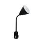 Lampa wtyczkowa JANUS elastyczne ramię E14 max. 20W 230V do kontaktu czarny / metal / tworzywo sztuczne - 4