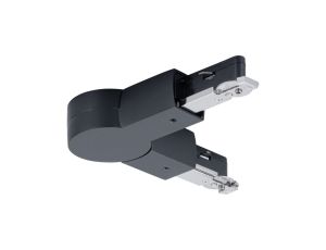 Łącznik przegubowy URail system max.1000W 230V czarny mat / tworzywo sztuczne