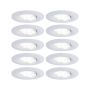 Zestaw opraw do wbudowania CALLA LED 10X6W 530lm okrągła wychylna 4000K IP65 230V biały matowy / tworzywo sztuczne - 2