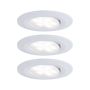 Zestaw opraw do wbudowania CALLA LED DIM 3x5.2W 460lm okrągła wychylna 4000K IP65 230V biały matowy - 2