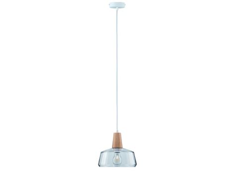 Lampa wisząca Neordic Yva max.1x20W E27 230V szkło / drewno - 2
