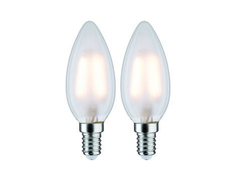 Źródło światła LED Świeca 2x2,5W 230V250lm E14 2700K Mat