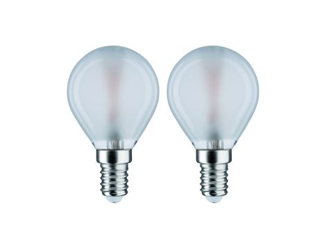 Źródło światła LED Kropla 2x2,5W 230V 250lm E14 2700K Mat - 2