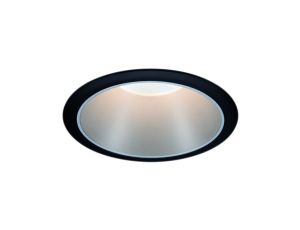 Oprawa do wbudowania COLE COIN LED 3-STEP DIM 1x6W 470lm 2700K IP44 230V czarny / srebrny-matowy