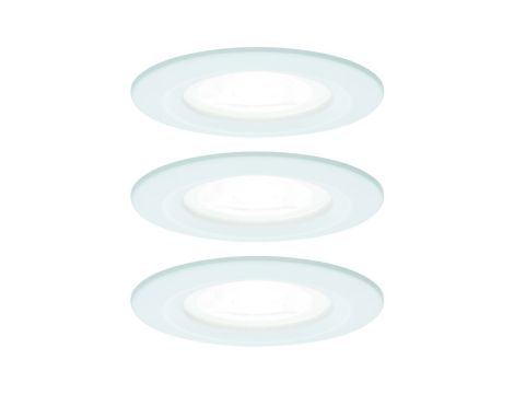 Oprawa do wbudowania NOVA LED stała zestaw 3xGU10 6,5W 470lm 78mm 4000K 230V biały mat