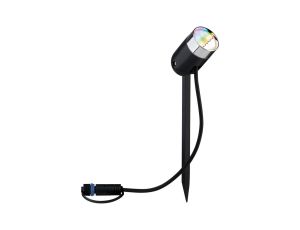 Reflektor ogrodowy Plug & Shine PIKE SH Zigbee RGBW 4W IP44 24V antracyt / tworzywo sztuczne