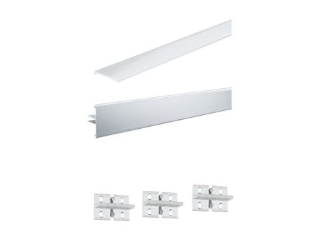 Profil Duo do taśm LED zestaw 100cm 2 klipsy + dyfuzor