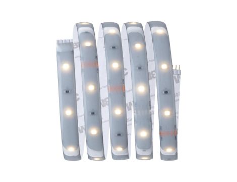 Taśma MaxLED 250 zestaw podstawowy 1.5m ciepły Biały IP44 2700K 6W 230/24V srebrny / tworzywo sztuczne
