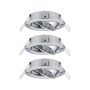 Zestaw opraw do wbudowania Choose max.3x10W wychylne ściemnialna 84mm IP23 230V chrom / aluminium - 2