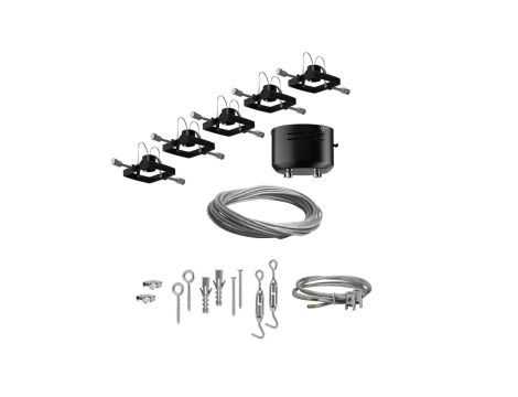 System linkowy Mac II zestaw max. 5 x 10W GU5.3  DIM  230/12V 2.5mm 2 x 5 m