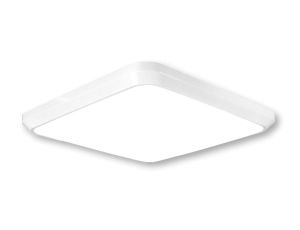 Plafoniera QUADLIGHT LED 18W kwadrat 250X250 1394lm IP20 4000K czujnik ruchu i zmierzchu 230V biały / tworzywo sztuczne