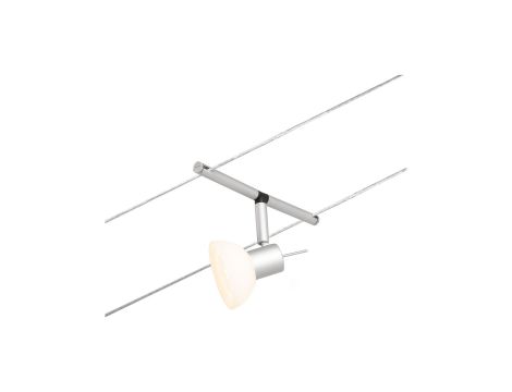 System linkowy spot Sheela max1x10W GU5,3 Chrom mat/Chrom 12V DC 60VA twszt/metal