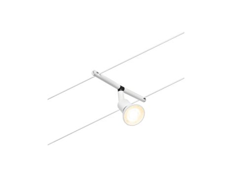 System linkowy spot Salt max1x10W GU5,3 Biały mat/Chrom 12V DC 60VA twszt/metal