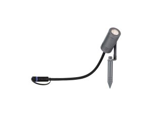 Reflektor ogrodowy Plug & Shine RADIX LED 6W 600lm 3000K IP65 24V szary / aluminium