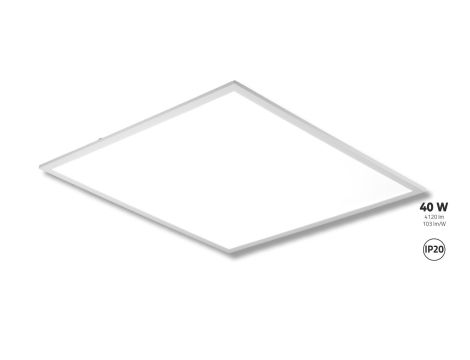 Panel LED OfficeLight 40W 4000K  IP44 595x595 DALI ATEST PZH 230V / biały / aluminium / tworzywo sztuczne - 2