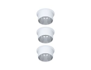 Oprawa do wbudowania GIL COIN LED 3-STEP DIM zestaw 3x6W 470lm 2700K IP44 230V biały matowy/ żelazo szczotkowane - image 2