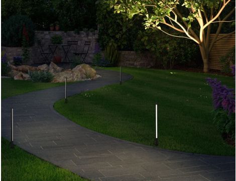 Oprawa oświetleniowa Plug & Shine POLLER PIN 360mm 5.5W 180lm IP65 3000K 24V antracyt / aluminium - 3