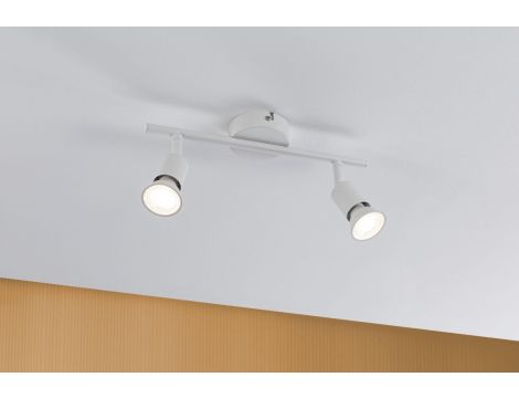 Oprawa ścienno-sufitowa CAROLINA GU10 max. 2x10W 230V biały mat / metal - 3