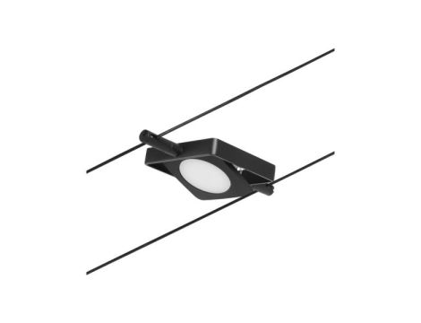 System linkowy Spot MacLED 4,5W Cz mat/Chrom 12V DC twszt 3000K - 2