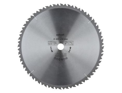 Piła tarczowa 400/30 mm HM Wolfcraft - szybkie, zgrubne cięcia