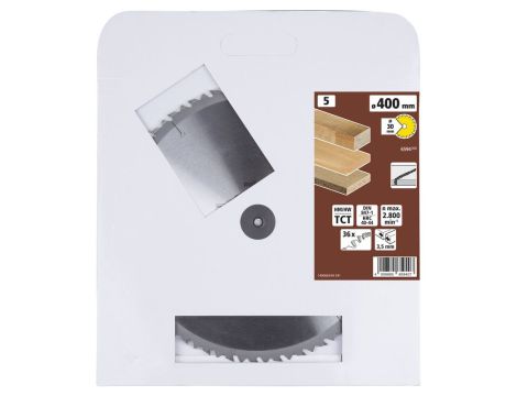 Piła tarczowa 400/30 mm HM Wolfcraft - szybkie, zgrubne cięcia - 2