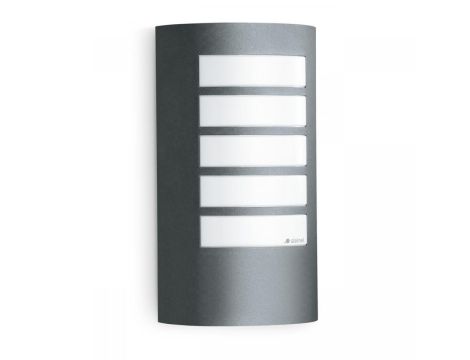 Oprawa elewacyjna STEINEL L12 max.60W E27 IP44 230V antracyt / aluminium