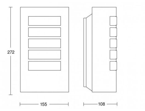 Oprawa elewacyjna STEINEL L12 max.60W E27 IP44 230V antracyt / aluminium - 3