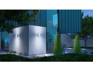 Lampa elewacyjna bez czujnika Steinel L 835 C LED Bluetooth Mesh Connect 9,1W 3000K 494lm IP44 IK03 230V antracyt / tworzywo sztuczne - image 2