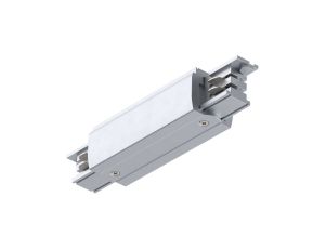 Łącznik prosty do systemu ProRail3 230V srebrny / metal / tworzywo sztuczne