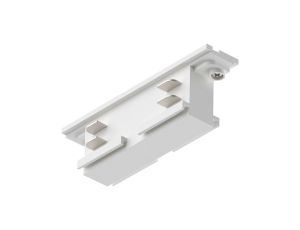 Łącznik prosty krótki do systemu ProRail3 230V biały / metal / tworzywo sztuczne
