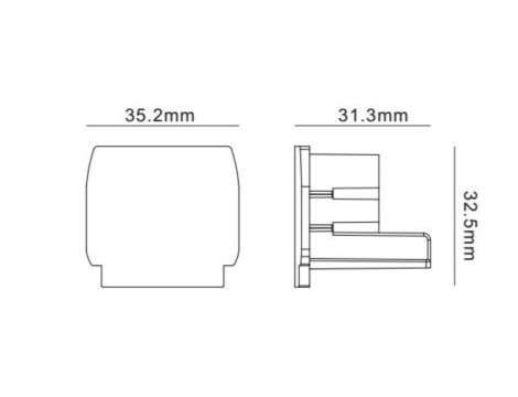 Zaślepka końcowa do systemu ProRail3 1szt. czarny / tworzywo sztuczne - 3