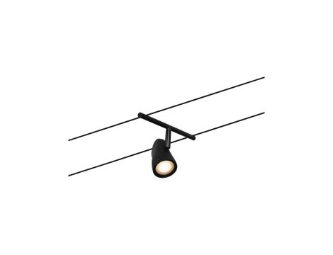 System linkowy DC Spot Cup max10W Cz mat/Chrom GU5,3 12V DC twszt/met - 2