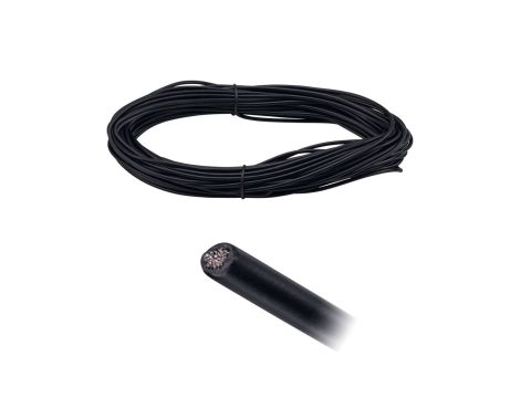 System linkowy  linka nap 20m Czarny 2,5mm2 izolowana