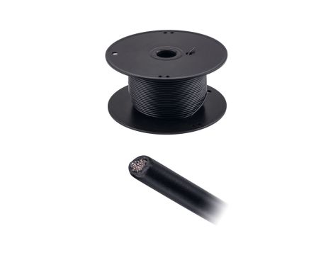 System linkowy  linka nap 100m Czarny 2,5mm2 izolowana