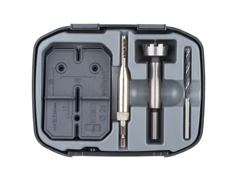 Zestaw do montażu zawiasów 26 mm Wolfcraft - 2