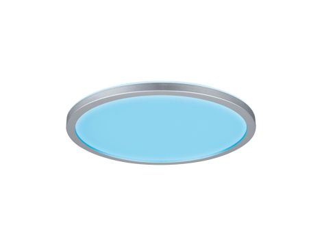 Plafoniera ATRIA SHINE LED Backlight DIM RGBW 12W 1400lm okrągła 293mm 230V chrom matowy / tworzywo sztuczne
