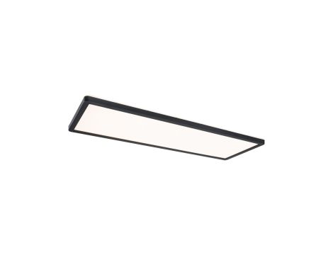 Plafoniera ATRIA SHINE LED Backlight DIM 22W 1800lm 580x200mm 3000K 230V czarny matowy / tworzywo sztuczne