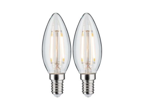 LED Fil 2szt świece 250lm E14 2700K Prze 2W 230V