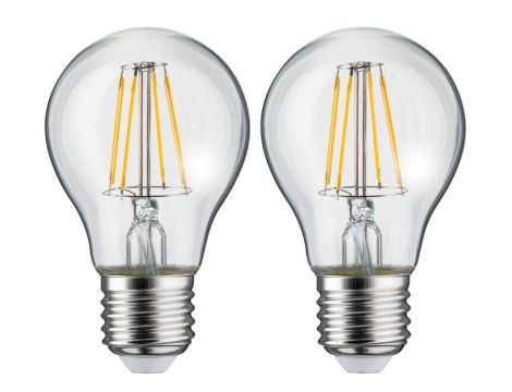 LED Fil 2szt AGL 470lm E27 2700K Przezr 4W 230V - 2